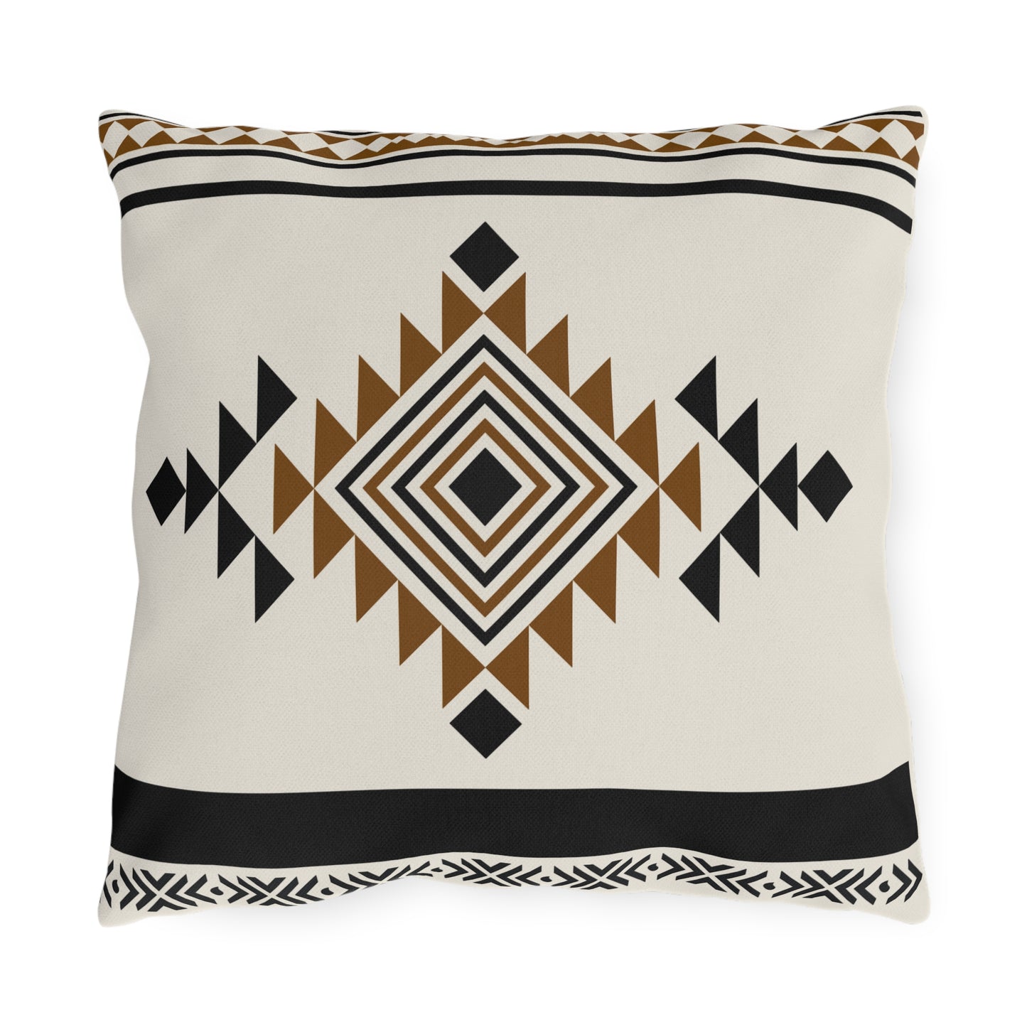 Outdoor Pillow - Western Throw Pillow for Patio, Waterproof, Boho, Tribal, Southwestern Decor, Indoor, Outdoor