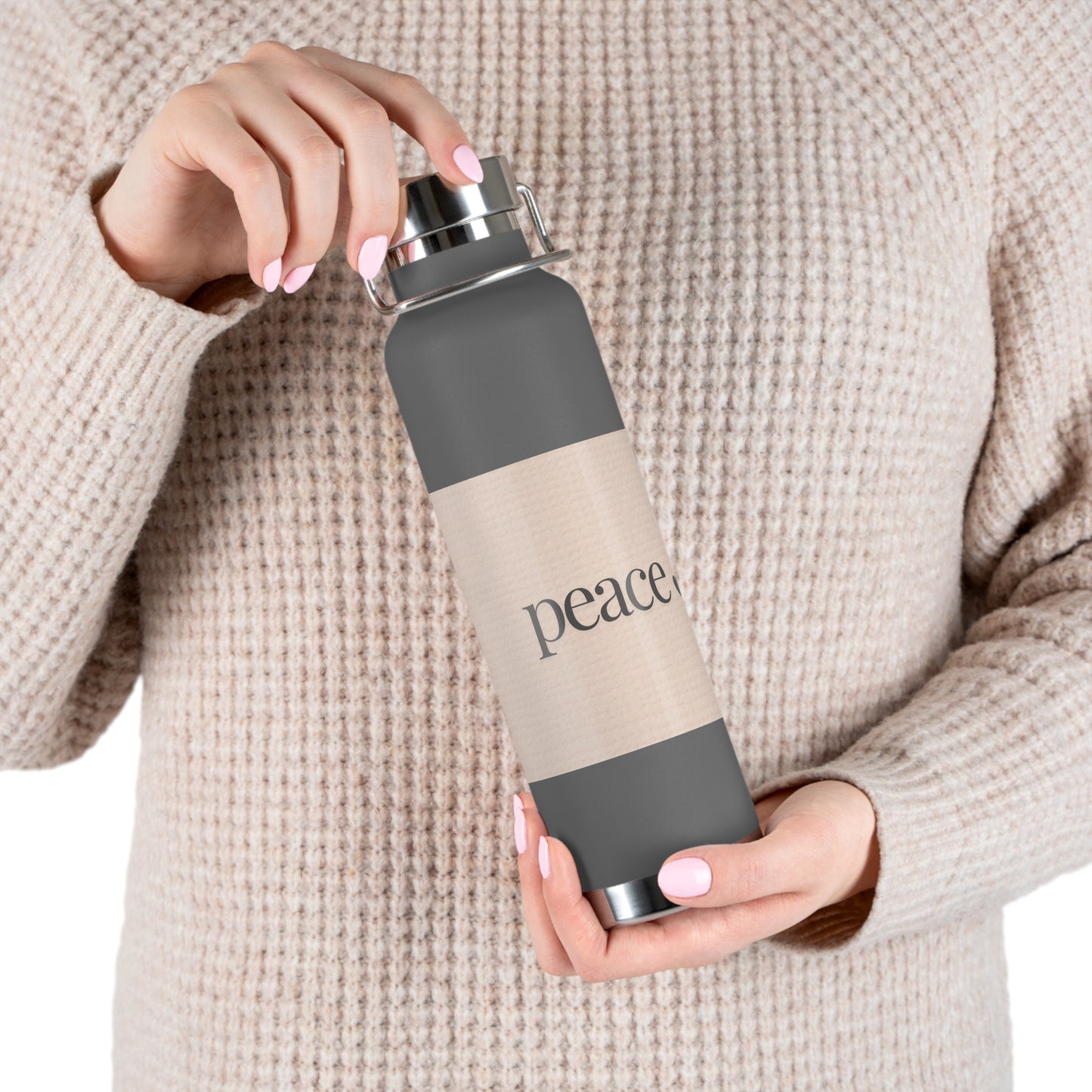 Copper Eco Vacuum Insulated Bottle, 22oz, Eco-Friendly, Sustainable