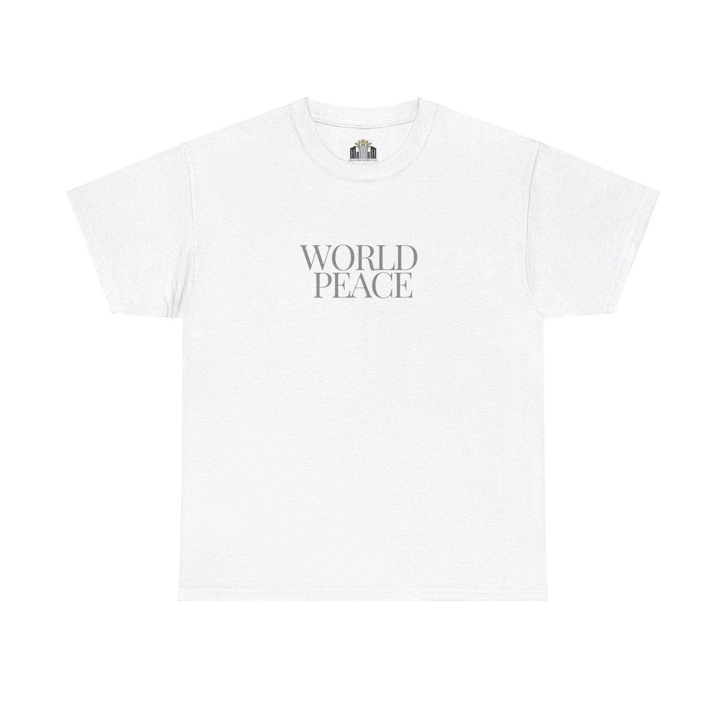 World Peace Cotton T-Shirt, Eco-Friendly, Sustainable