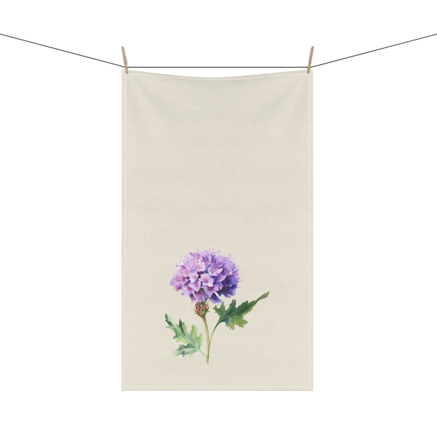 Purple Floral Cotton Tea Towels, Flower Kitchen Towels, Farmhouse, Cottage Décor, Flour Sack Towel, Dish Towel, Eco-Friendly, Sustainable