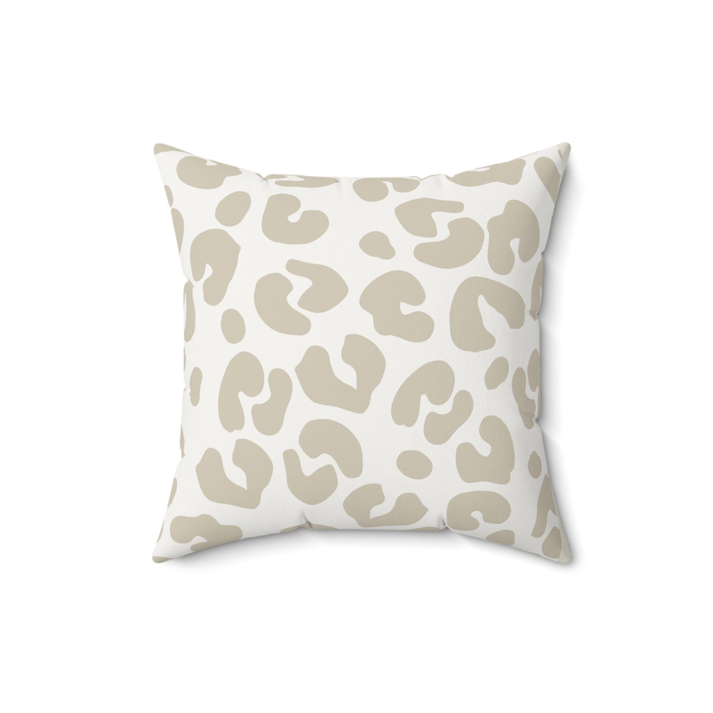Faux Suede Cheetah Modern Minimalist Throw Pillow, Eco-Friendly, Sustainable