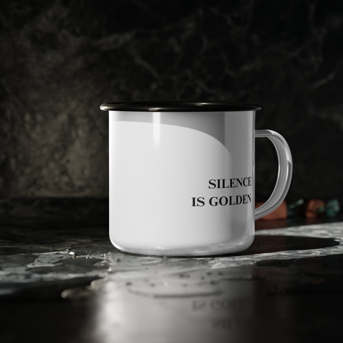 Morning Silence Mug, Stainless Steel, Minimalist Farmhouse, Eco-Friendly, Sustainable