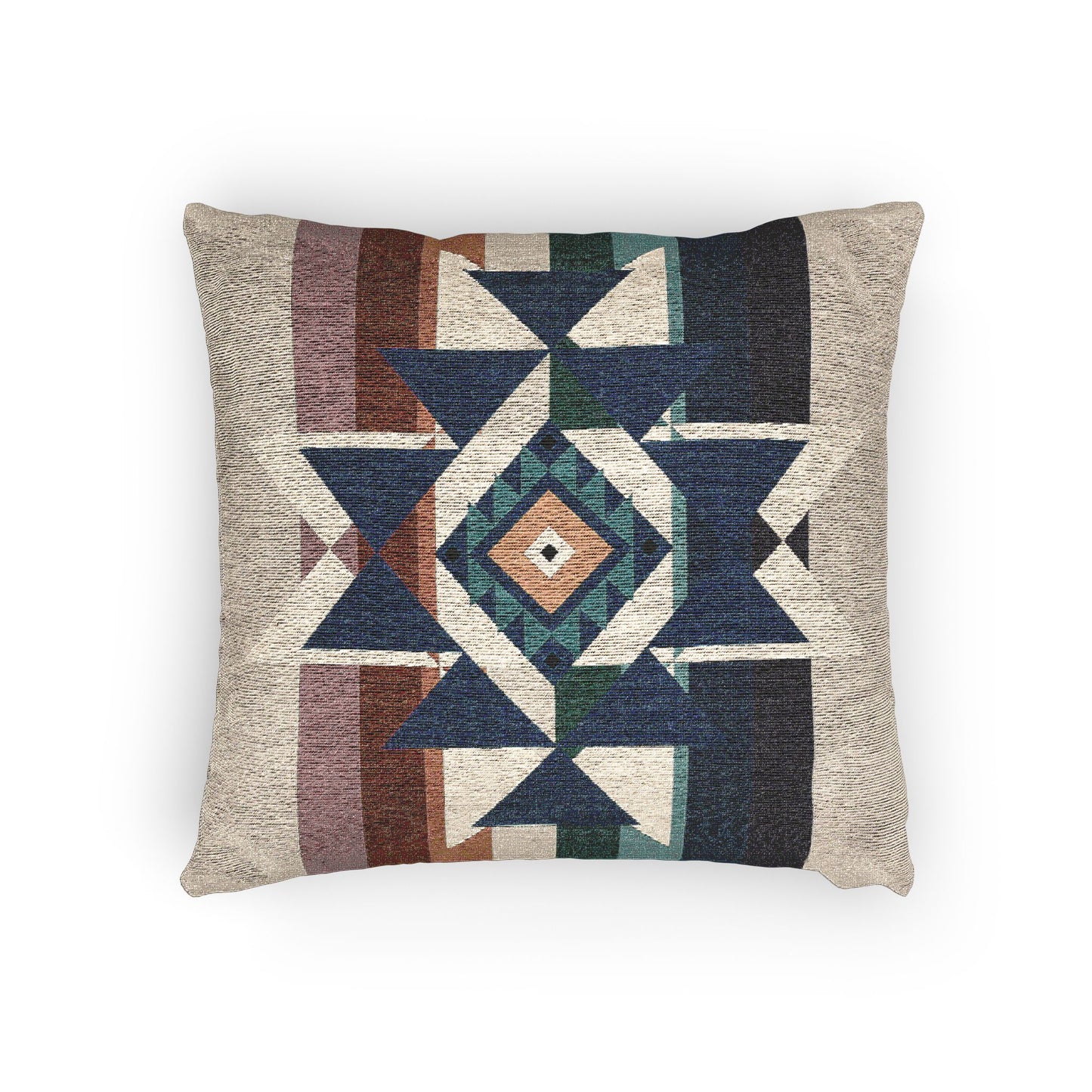 Woven Southwest Western Throw Pillow, Boho Home Decor, Tribal, Geometric, Home Decor