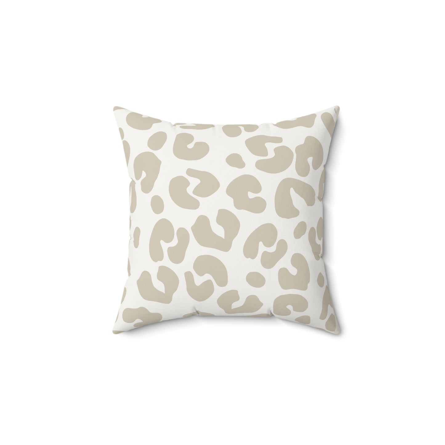 Faux Suede Cheetah Modern Minimalist Throw Pillow, Eco-Friendly, Sustainable