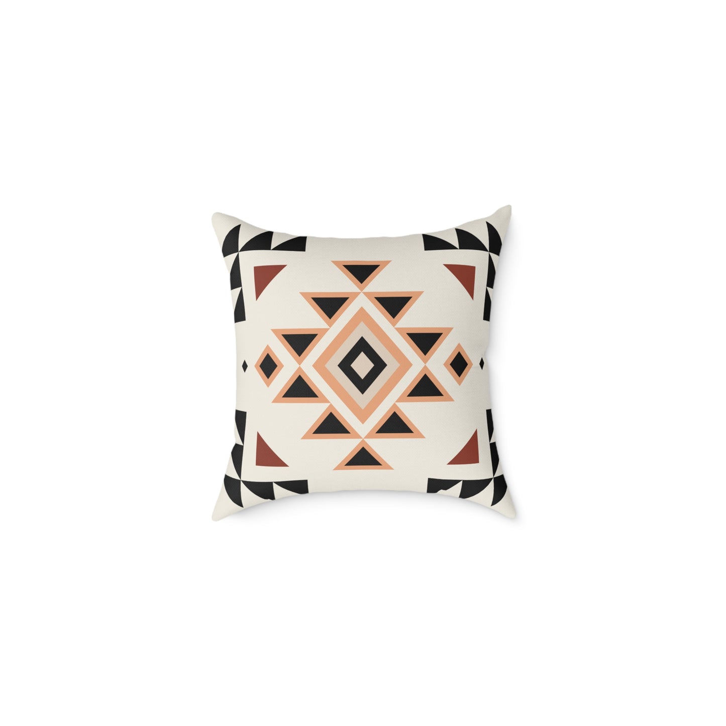 Western Throw Pillow, Native, Tribal, Southwestern Home Decor, Canvas Throw, Waterproof Pillow