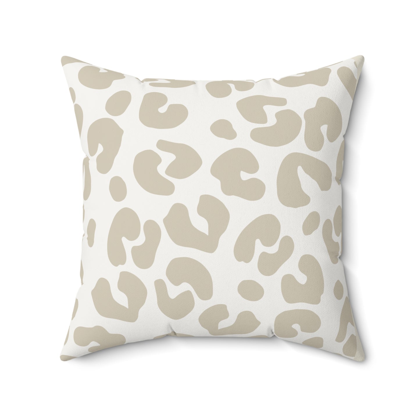 Faux Suede Cheetah Modern Minimalist Throw Pillow, Eco-Friendly, Sustainable
