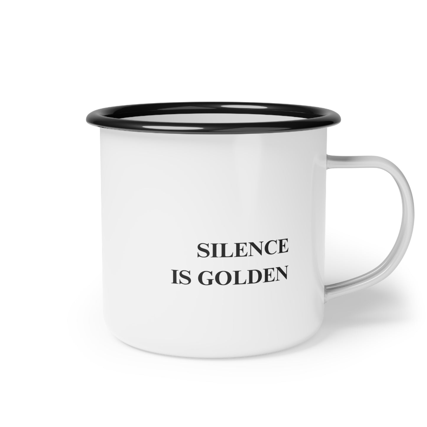 Morning Silence Mug, Stainless Steel, Minimalist Farmhouse, Eco-Friendly, Sustainable