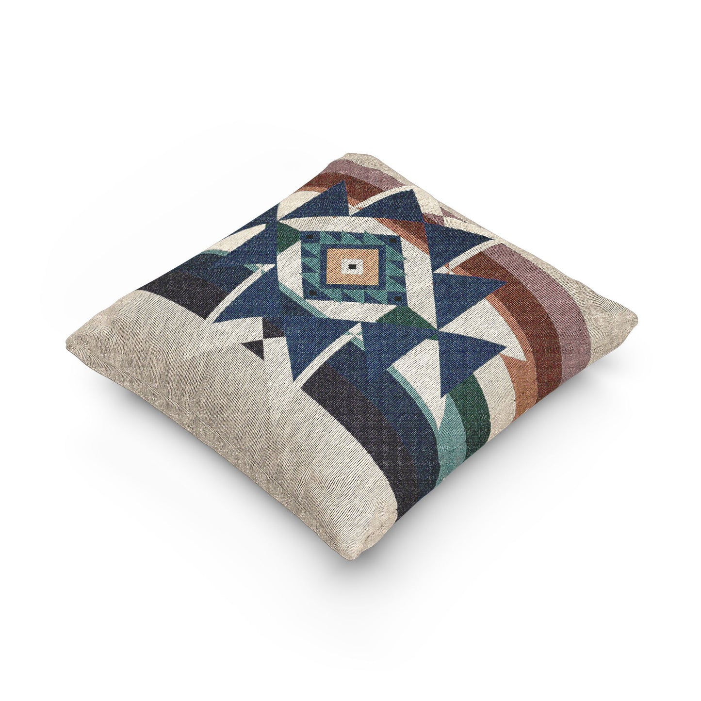 Woven Southwest Western Throw Pillow, Boho Home Decor, Tribal, Geometric, Home Decor