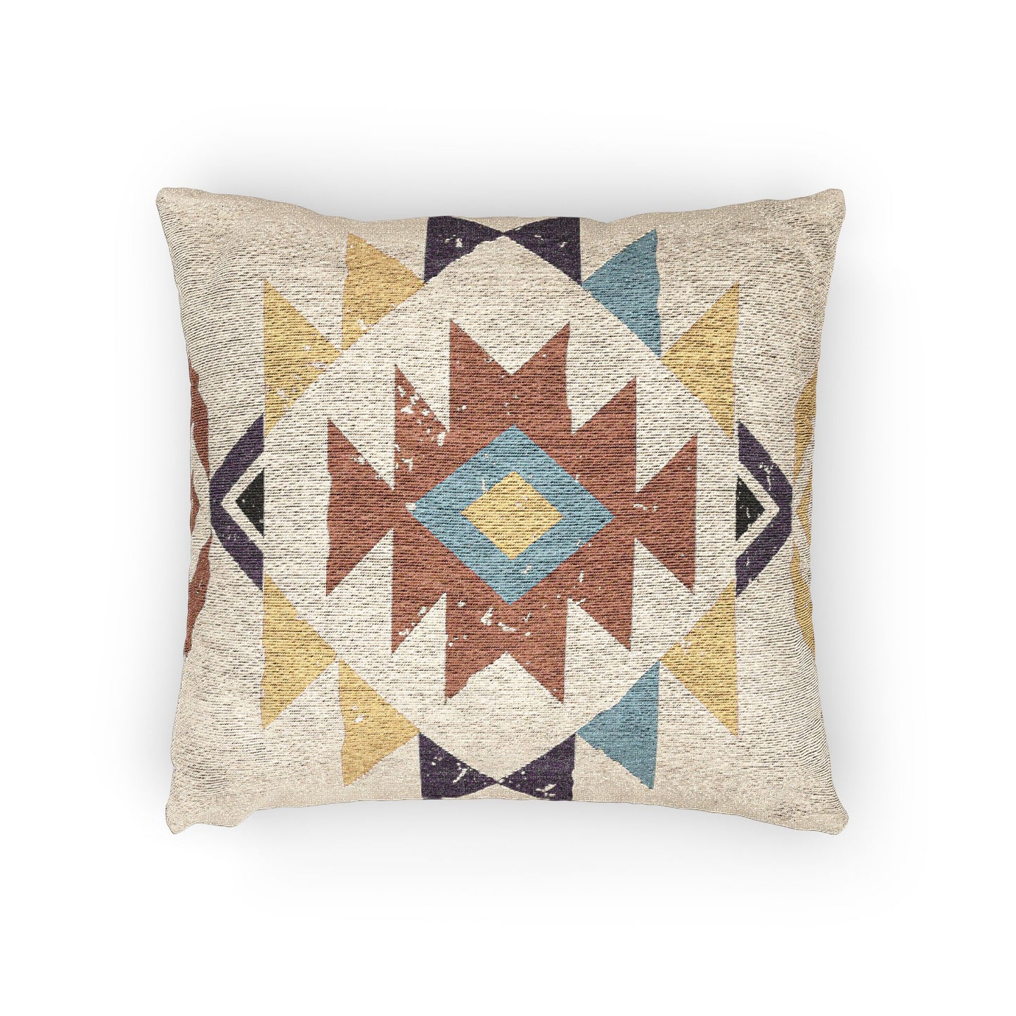 Bohemian Woven Throw Pillow | Rustic Decor, Tribal, Country, Western Home, Southwest Decor