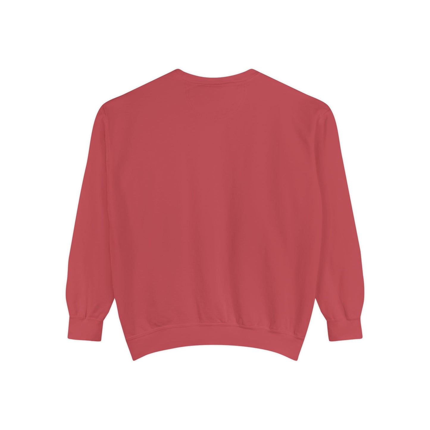Cross Embroidered Comfort Colors Oversized Sweatshirt, Eco-Friendly, Sustainable