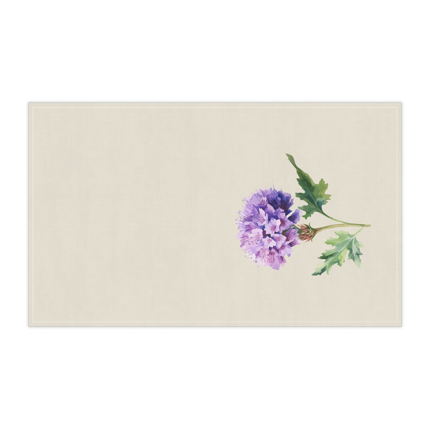 Purple Floral Cotton Tea Towels, Flower Kitchen Towels, Farmhouse, Cottage Décor, Flour Sack Towel, Dish Towel, Eco-Friendly, Sustainable