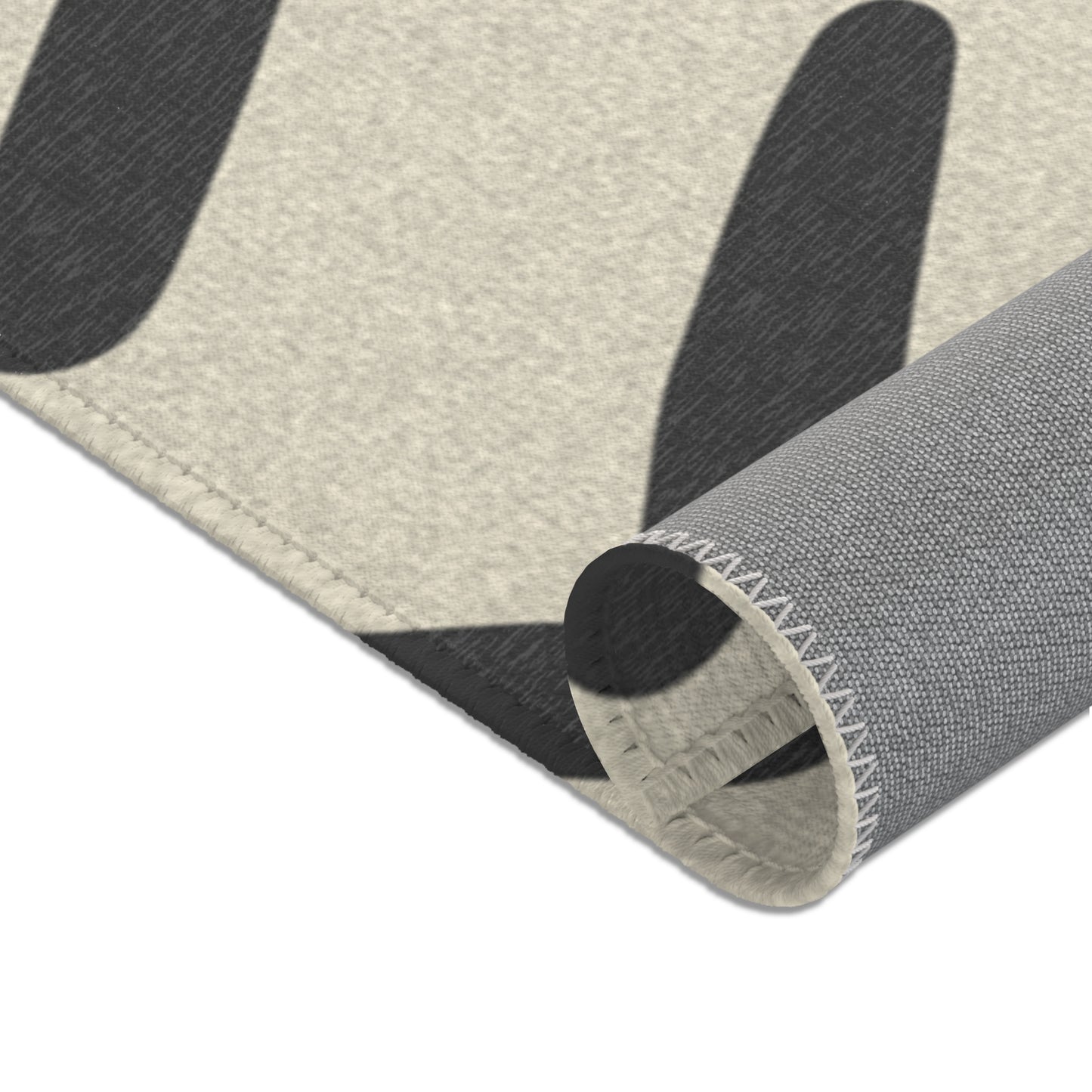 Modern Luxury Rustic Scandinavian Minimalist Washable Rug, Eco-Friendly, Sustainable