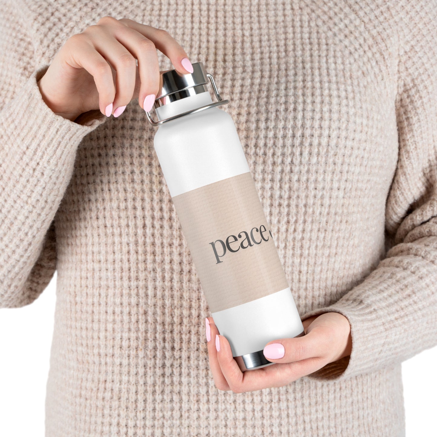 Copper Eco Vacuum Insulated Bottle, 22oz, Eco-Friendly, Sustainable