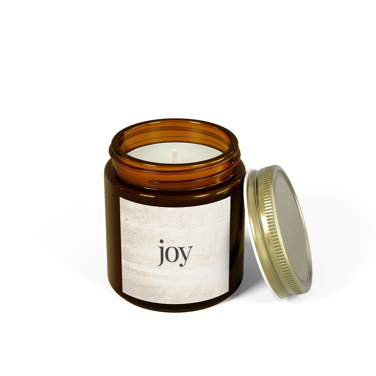 Home Non-Toxic Soy Jar Candle (Multi-Size, Amber Jar), Eco-Friendly, Sustainable