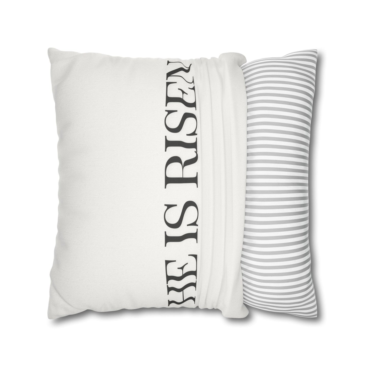 Easter Minimalist Design Throw Pillow Cover, Eco-Friendly, Sustainable