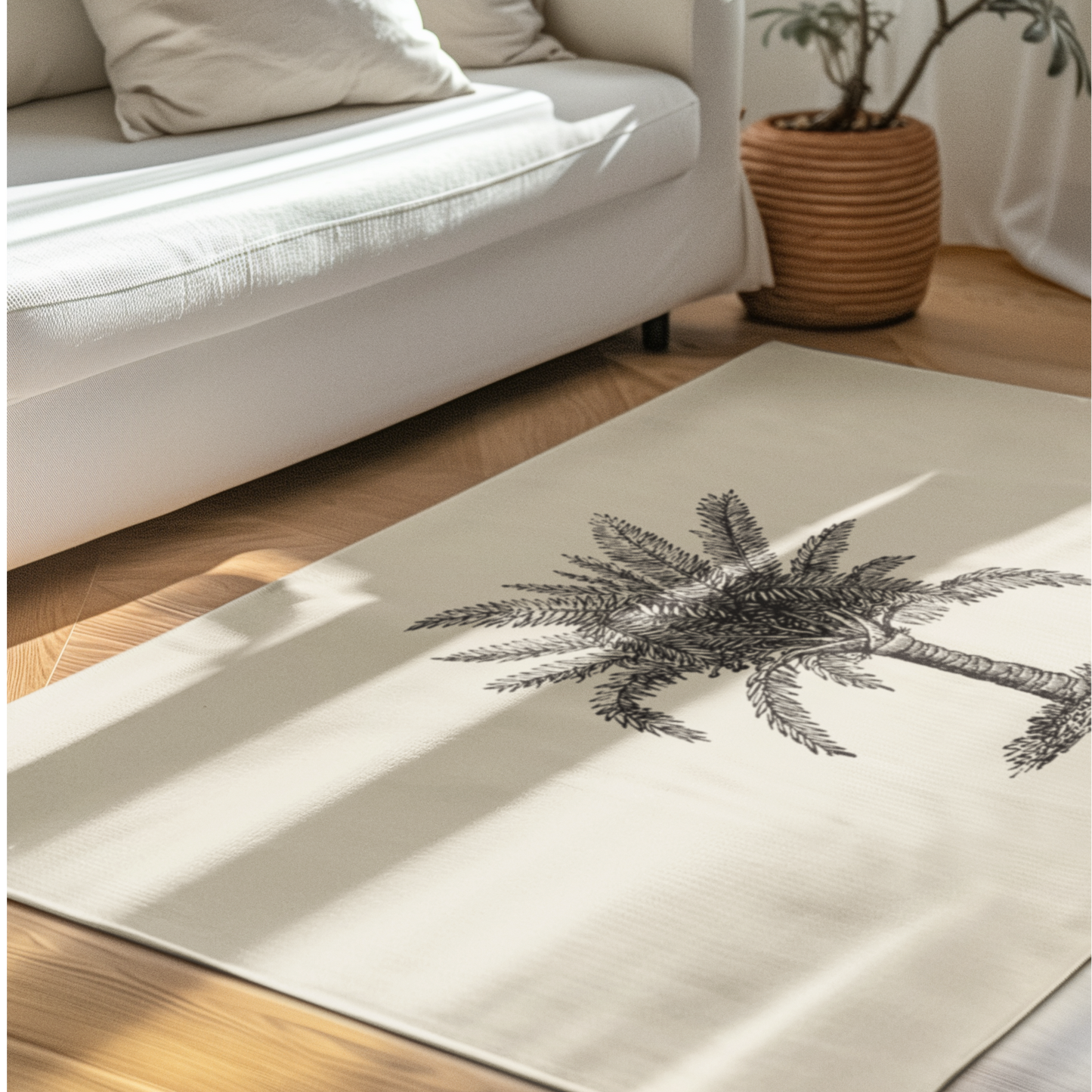 Modern Luxury Rustic Living Vintage Coastal Minimalism Washable Area Rug, Eco-Friendly, Sustainable