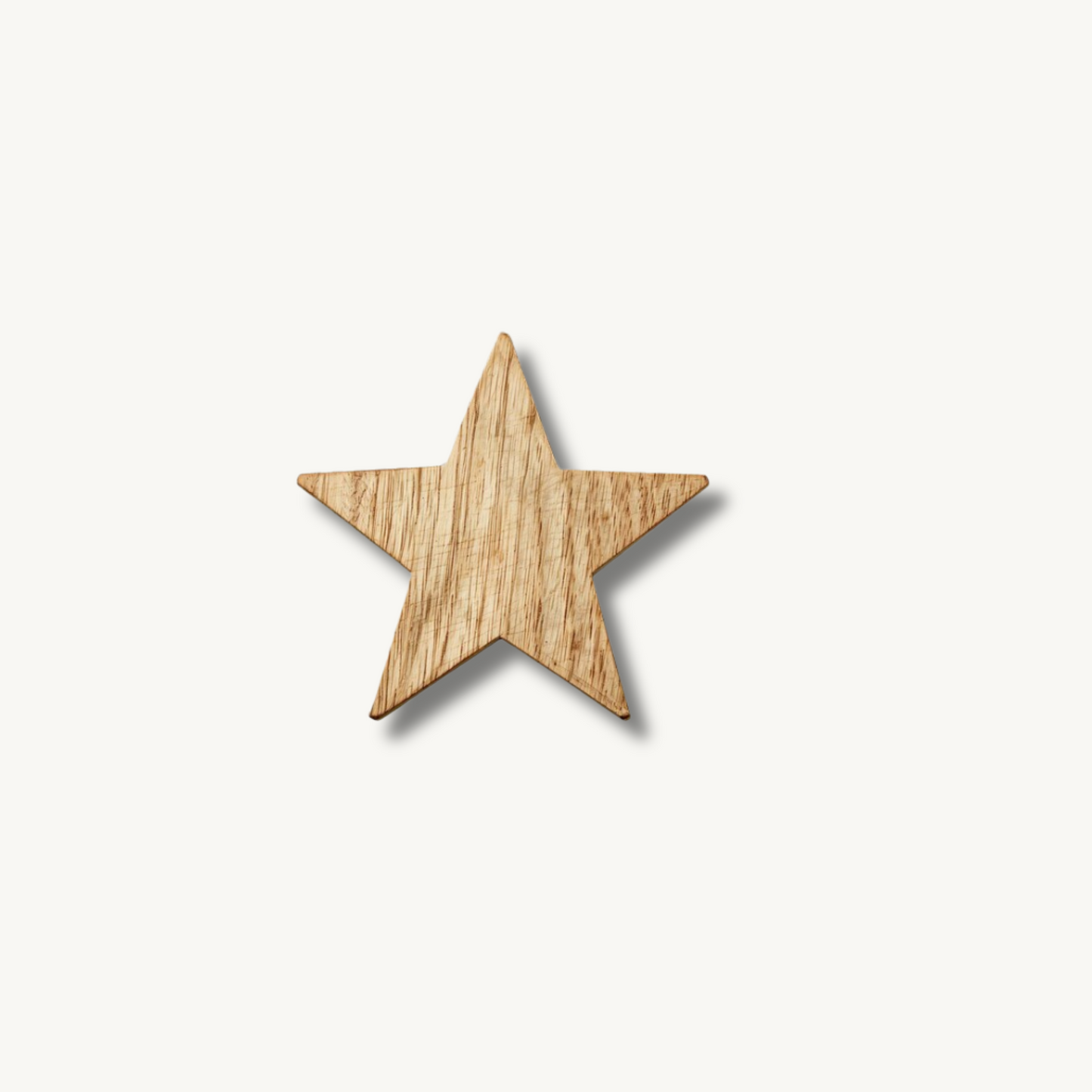 Birch Wood American Flag Whitewashed Vintage Farmhouse Star Free-Standing Wooden Star Decor