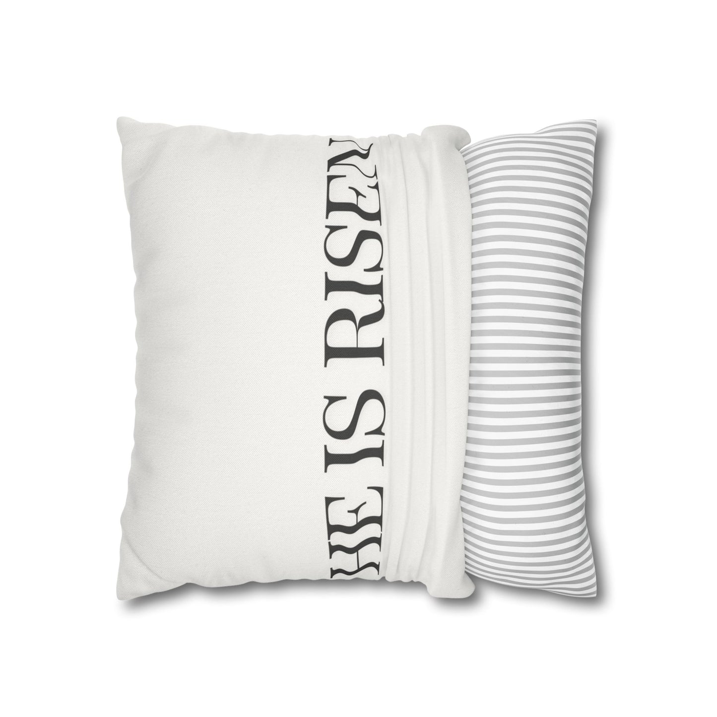 Easter Minimalist Design Throw Pillow Cover, Eco-Friendly, Sustainable