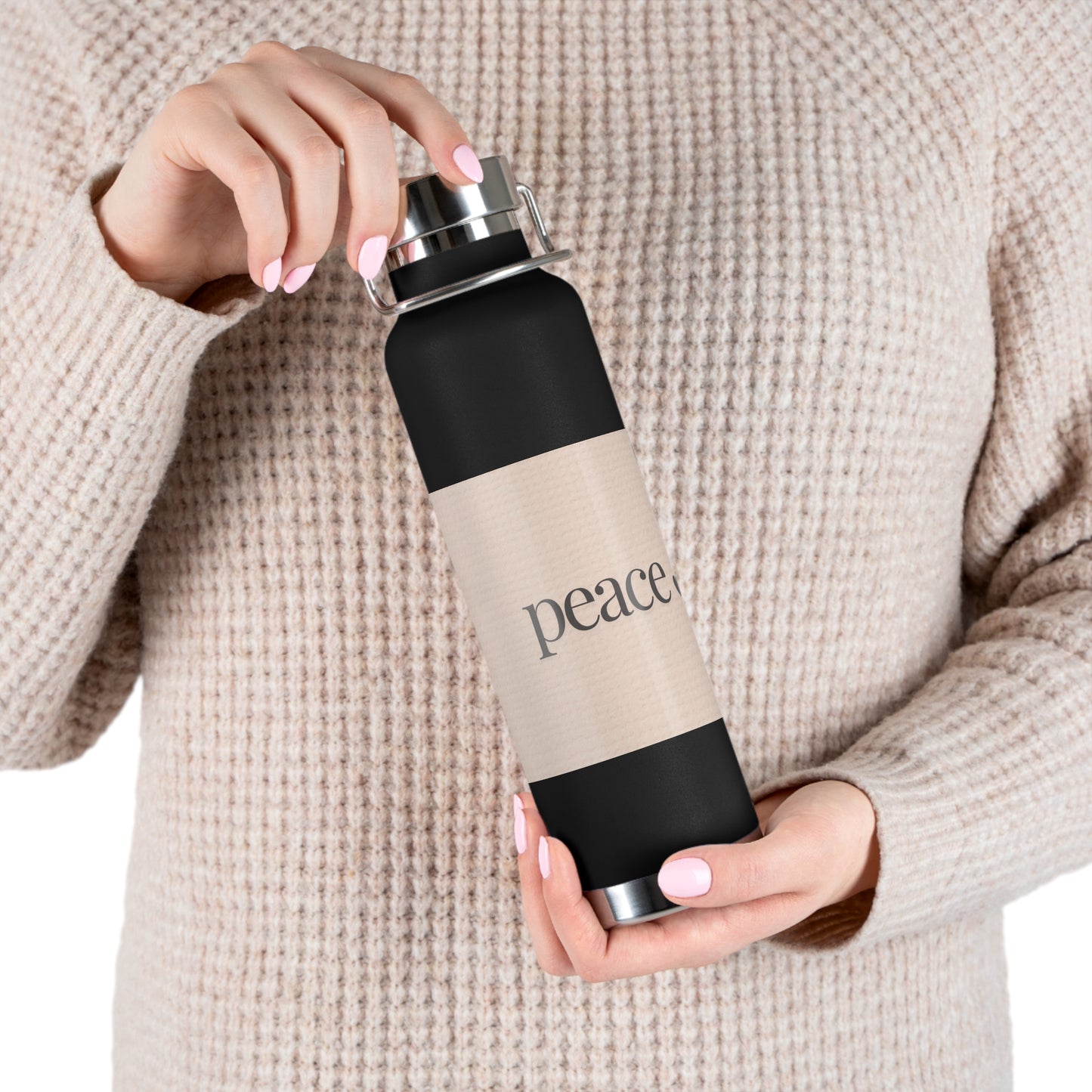 Copper Eco Vacuum Insulated Bottle, 22oz, Eco-Friendly, Sustainable