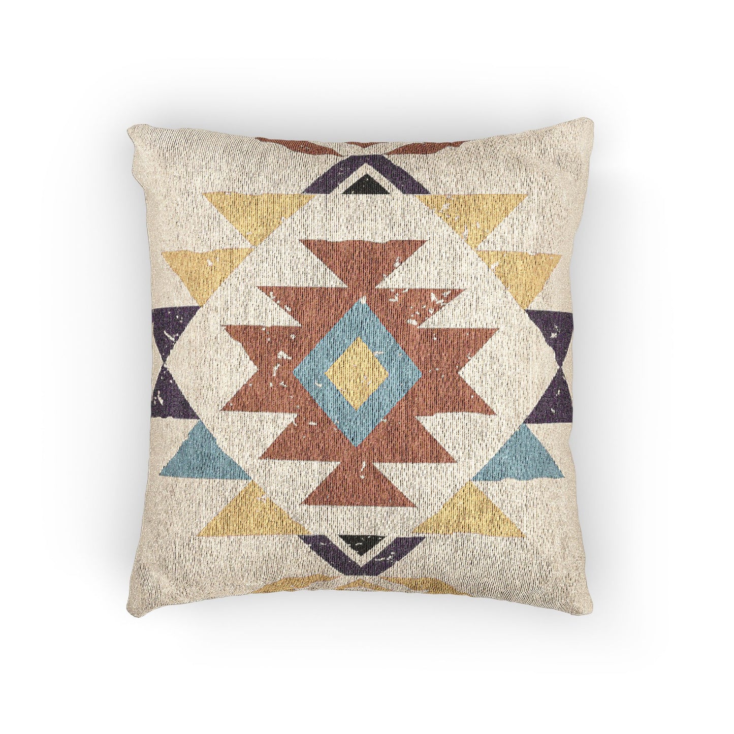 Bohemian Woven Throw Pillow | Rustic Decor, Tribal, Country, Western Home, Southwest Decor