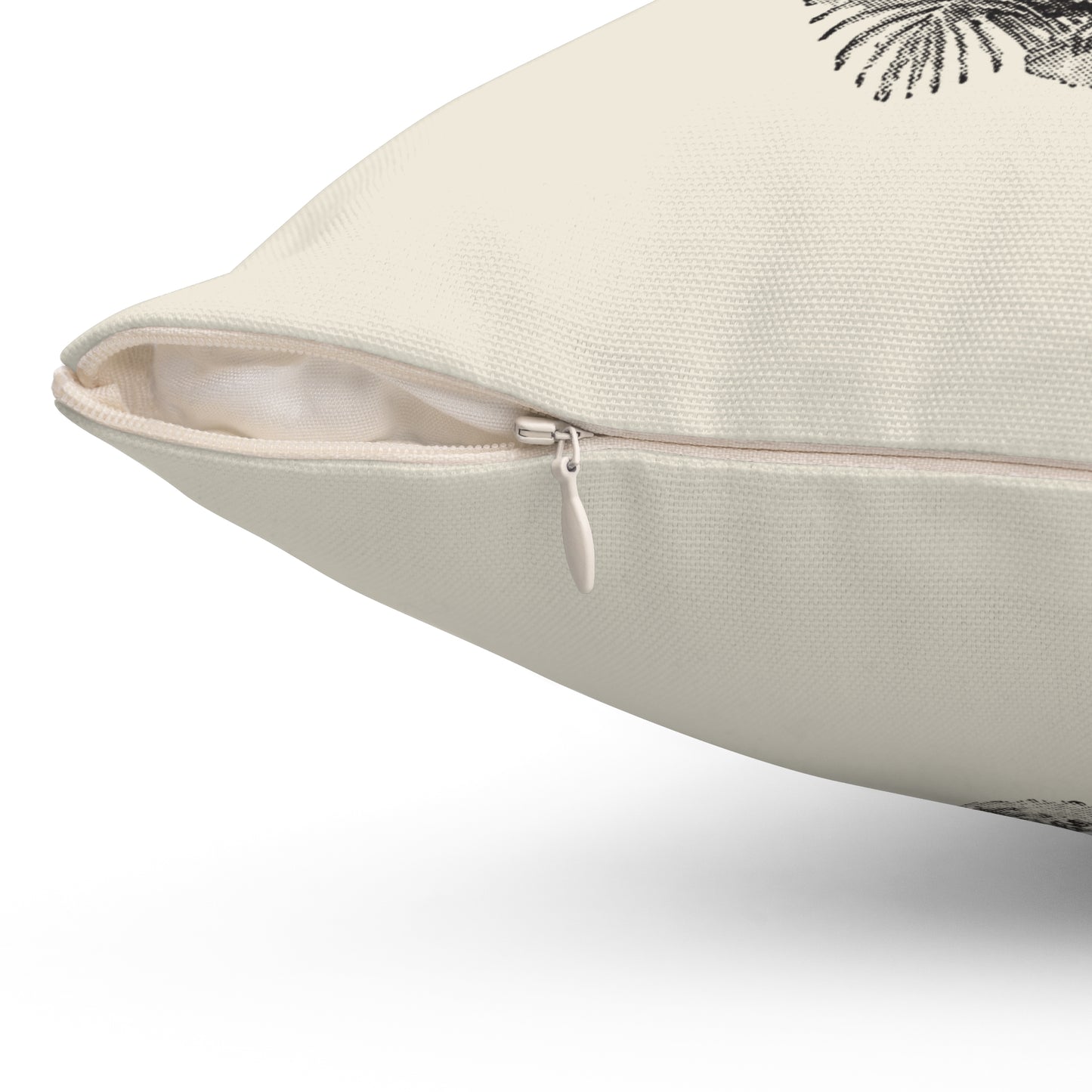 Vintage Palm Tree Coastal Throw Pillow, Eco-Friendly, Sustainable