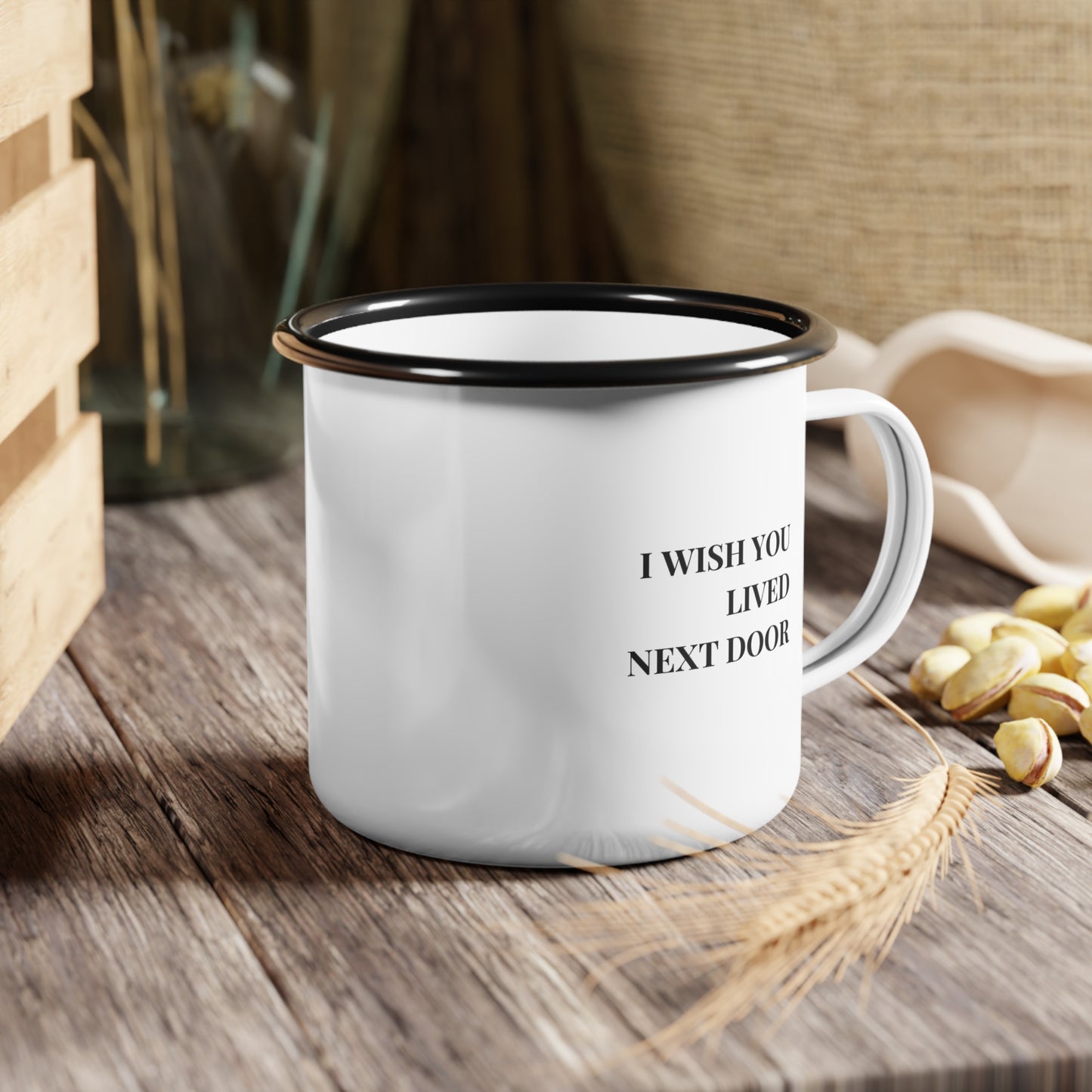 Friendship Mug, Stainless Steel, Minimalist Farmhouse, Eco-Friendly, Sustainable