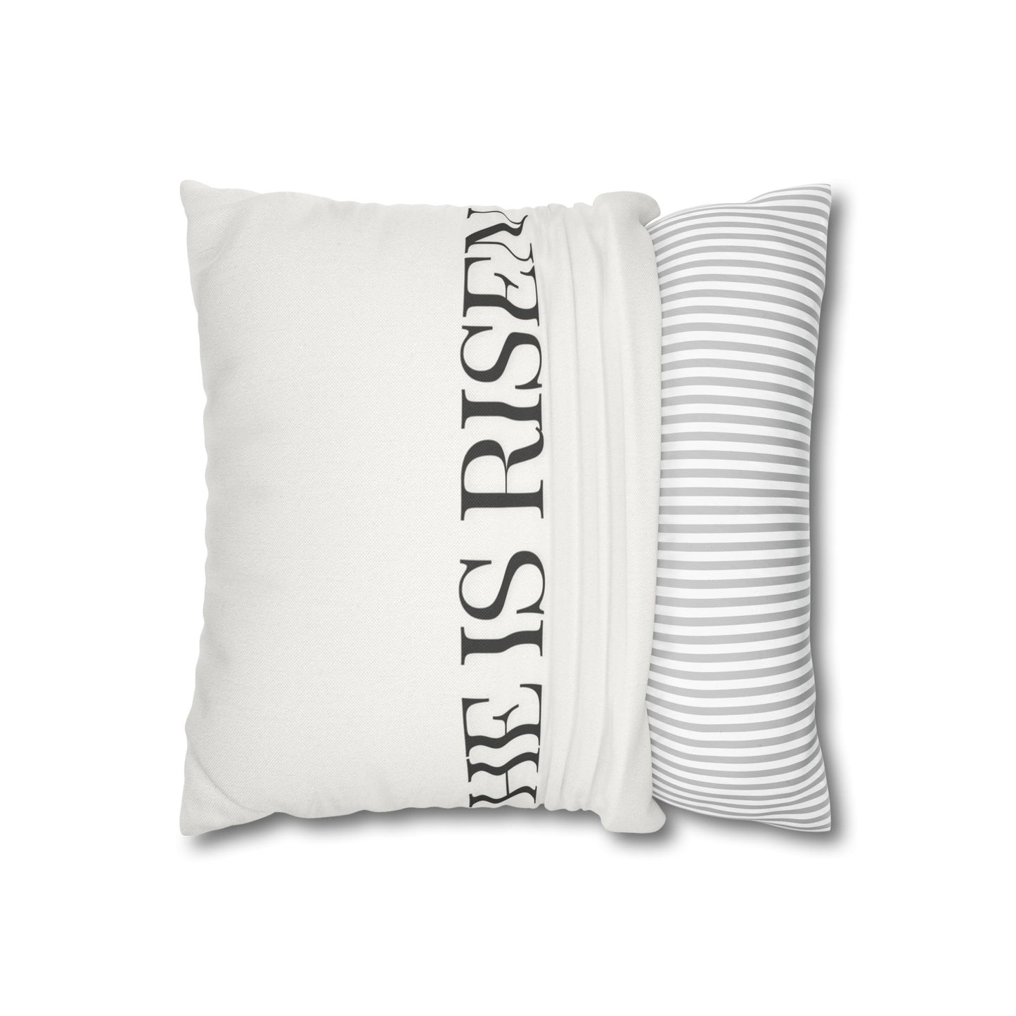 Easter Minimalist Design Throw Pillow Cover, Eco-Friendly, Sustainable