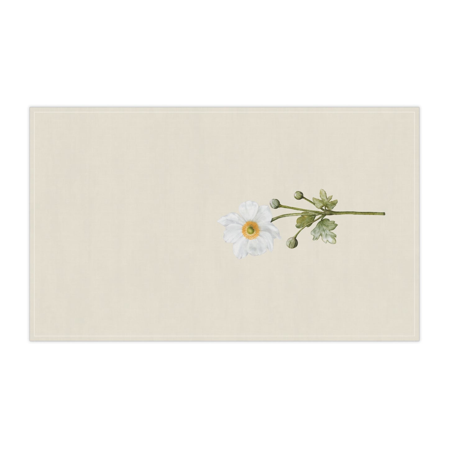 Daisy Floral Cotton Tea Towels, Flower Kitchen Towels, Farmhouse, Cottage Décor, Flour Sack Towel, Dish Towel, Eco-Friendly, Sustainable