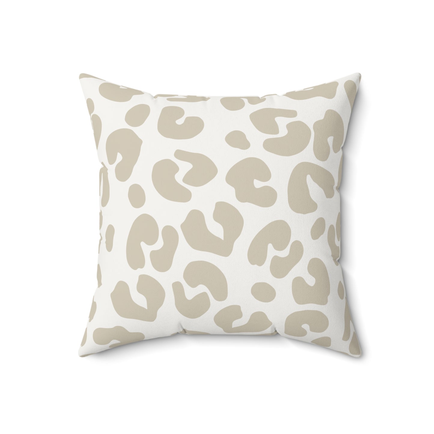 Faux Suede Cheetah Modern Minimalist Throw Pillow, Eco-Friendly, Sustainable