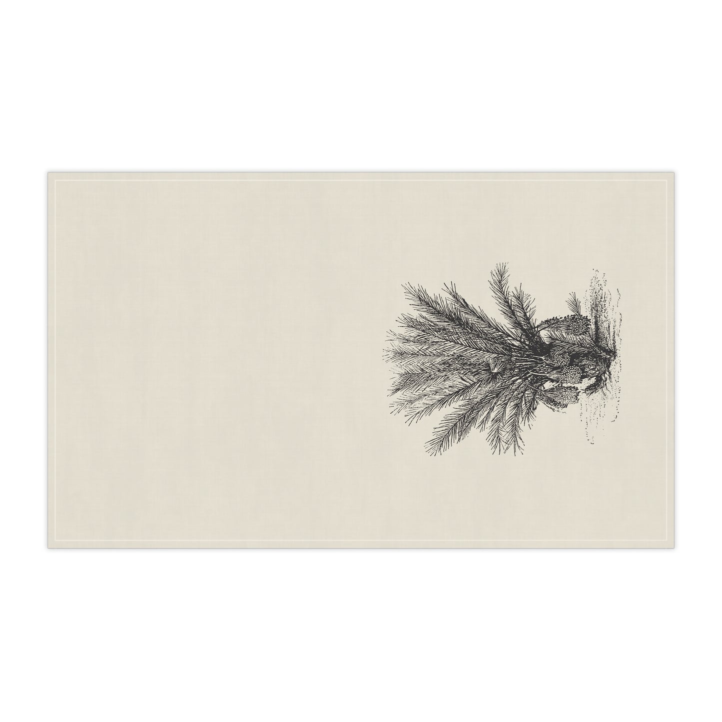 Palm Tree Cotton Tea Towel, Tropical, Coastal, Minimalist, Eco-Friendly, Sustainable