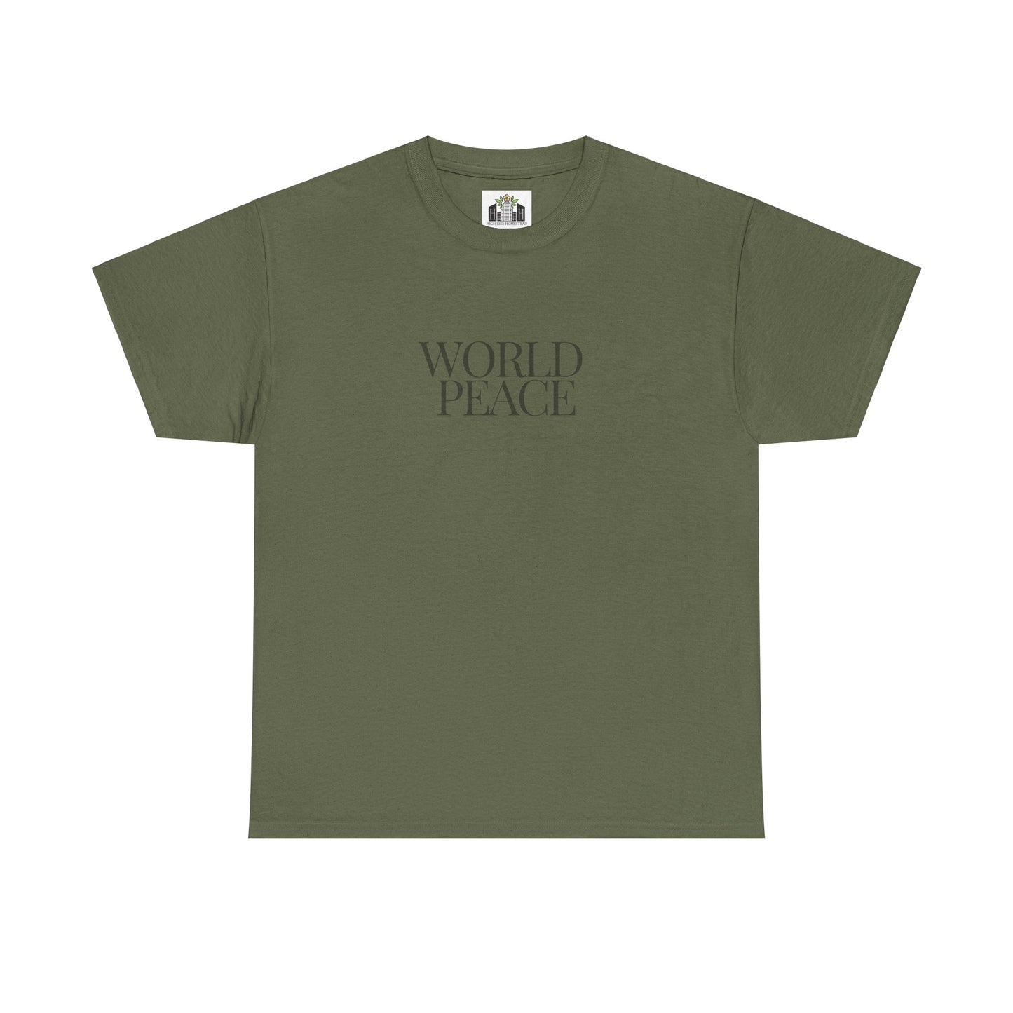 World Peace Cotton T-Shirt, Eco-Friendly, Sustainable