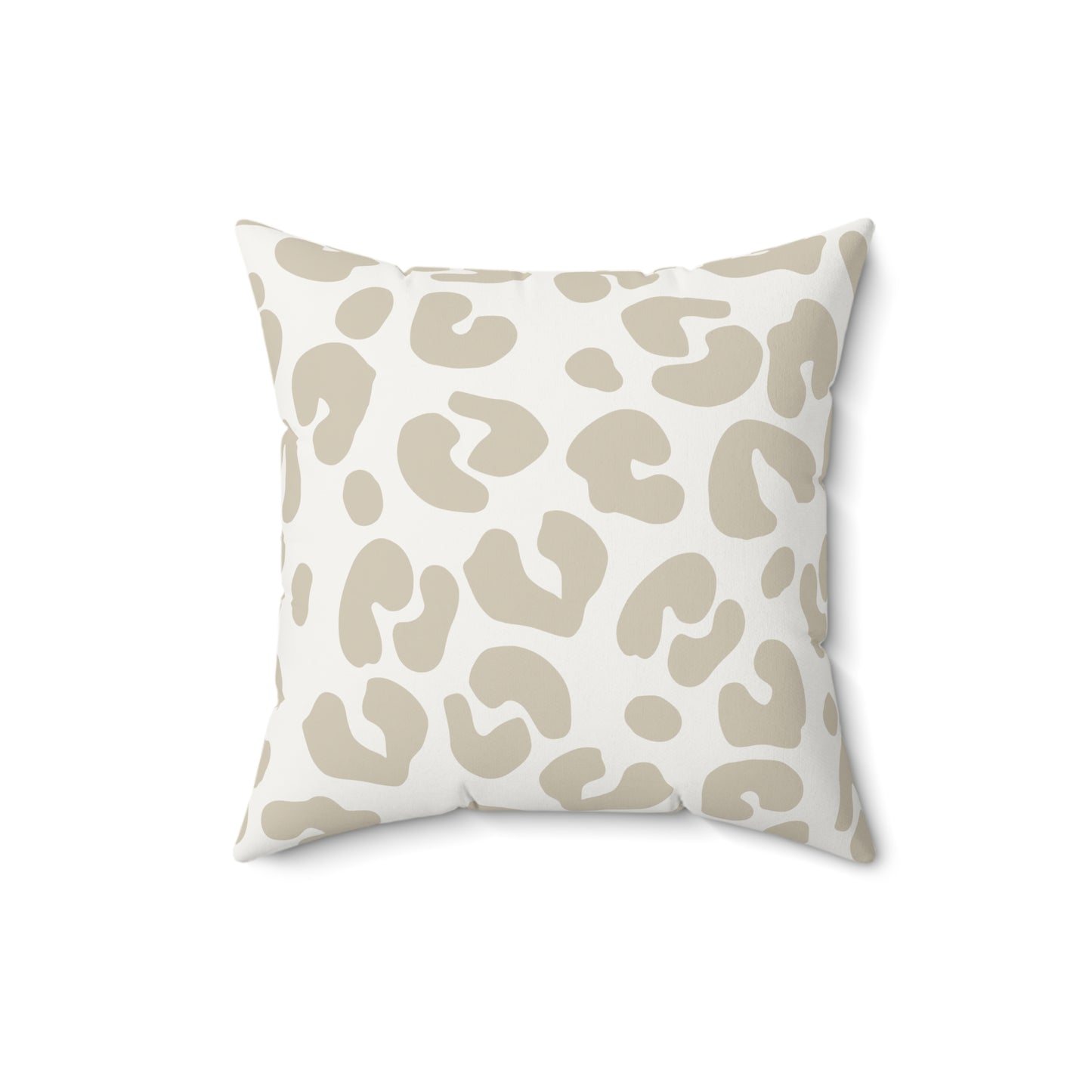 Faux Suede Cheetah Modern Minimalist Throw Pillow, Eco-Friendly, Sustainable