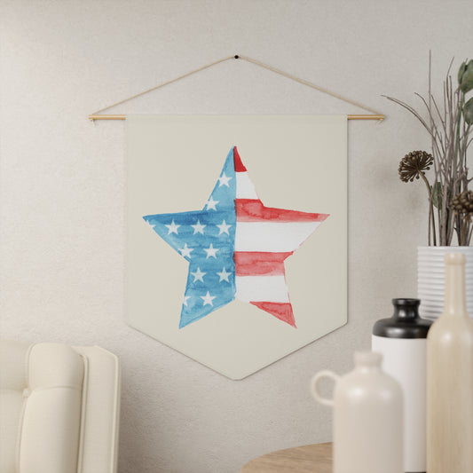 American Flag Home Decor Front Door Pennant Banner Sign, Vintage American Flag