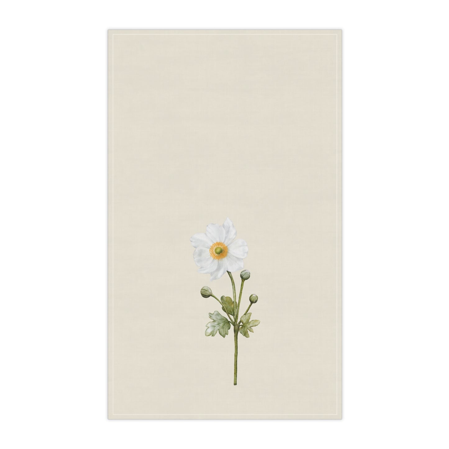 Daisy Floral Cotton Tea Towels, Flower Kitchen Towels, Farmhouse, Cottage Décor, Flour Sack Towel, Dish Towel, Eco-Friendly, Sustainable