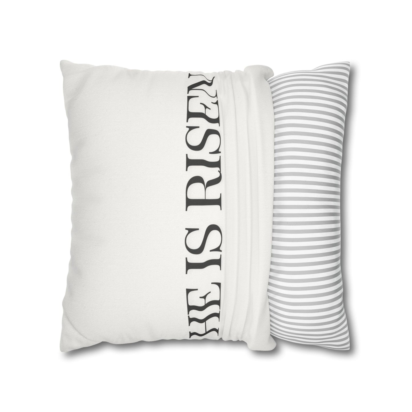 Easter Minimalist Design Throw Pillow Cover, Eco-Friendly, Sustainable