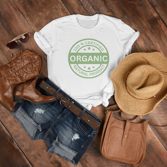 Organic Cotton Women's T-Shirt, Eco-Friendly, Sustainable
