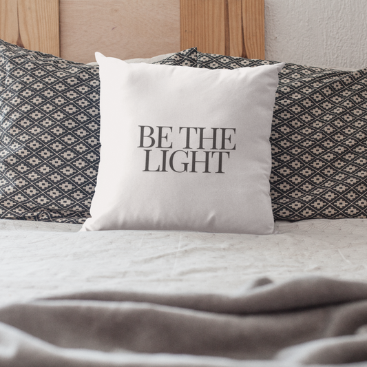 Light Minimalist Design Throw Pillow Cover, Eco-Friendly, Sustainable