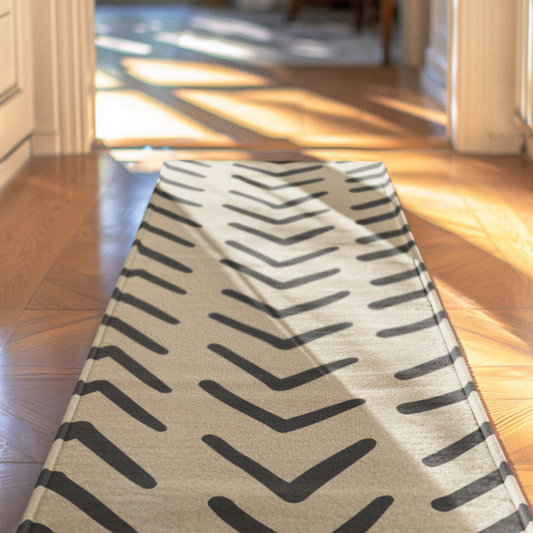 Modern Luxury Rustic Scandinavian Minimalist Washable Rug, Eco-Friendly, Sustainable