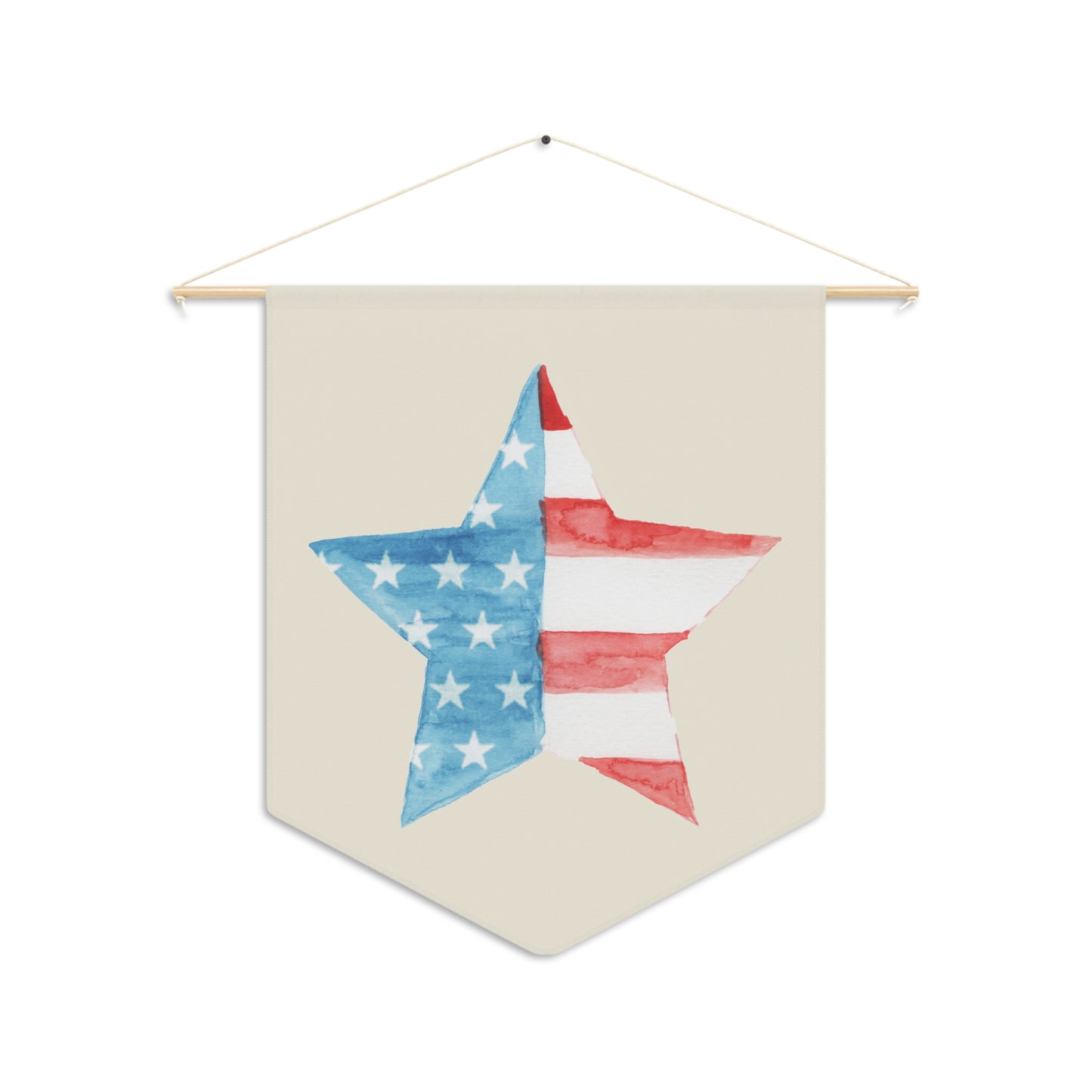 American Flag Home Decor Front Door Pennant Banner Sign, Vintage American Flag