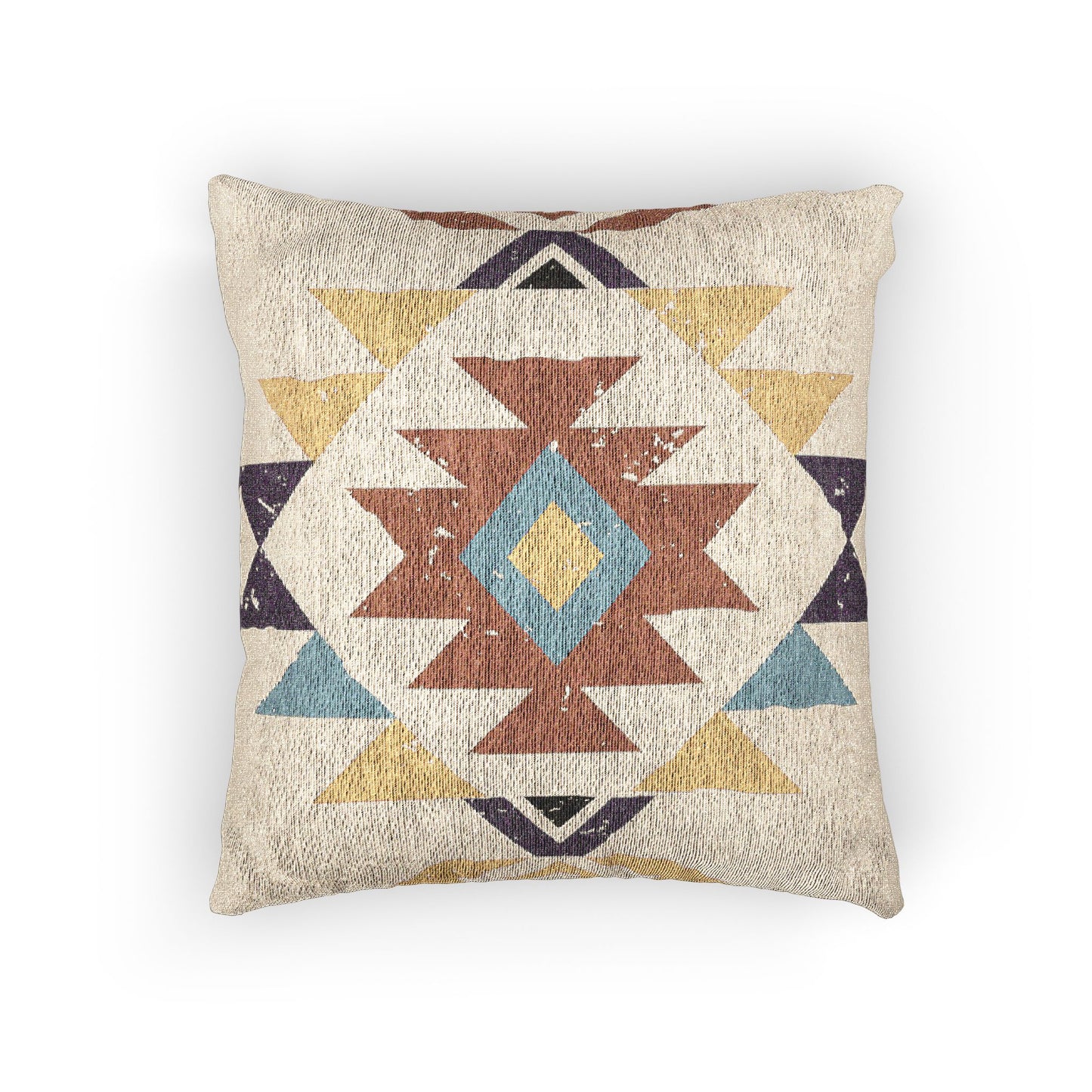 Bohemian Woven Throw Pillow | Rustic Decor, Tribal, Country, Western Home, Southwest Decor