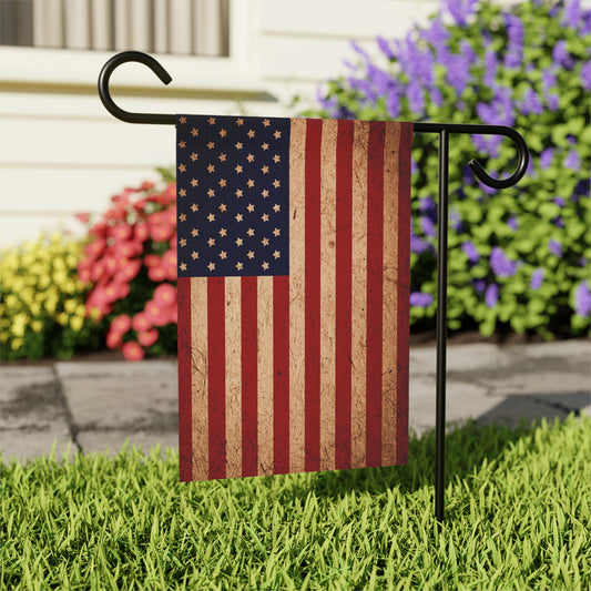 Vintage American Flag Garden & House Banner Yard Flag
